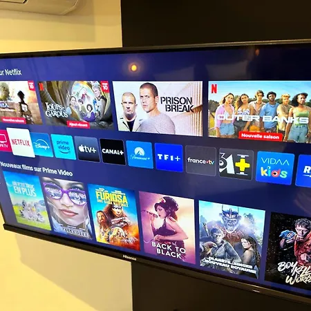 Preto - Confort Moderne - Terrasse - Parking Gratuit - Non Fumeur 아파트